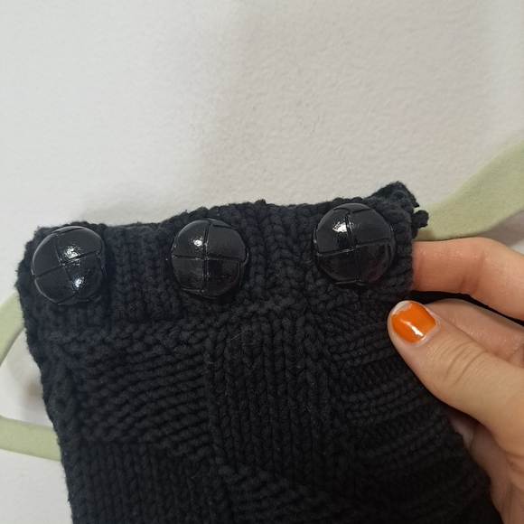 Ganni Logo Checkboard Knit Vest Dark Navy Small NWOT - Picture 7 of 7